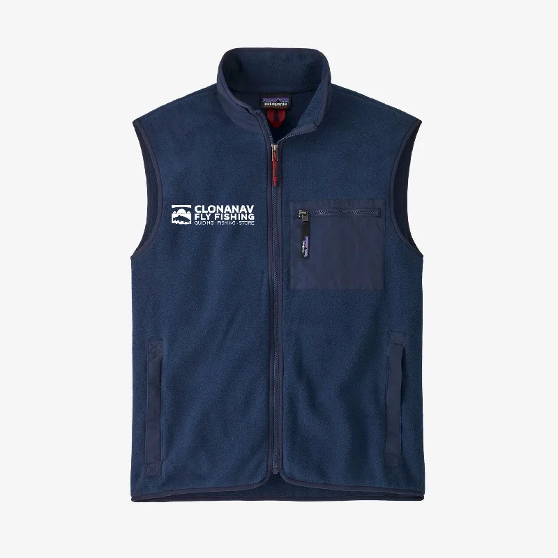 Fishing bait prep table-Patagonia Men's Synchilla Fleece Vest - with Clonanav Logo