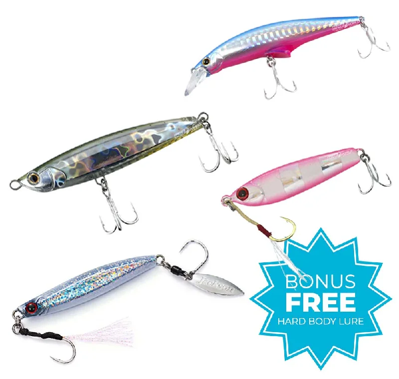 Fishing reel custom handle-Kingfish Lure Pack