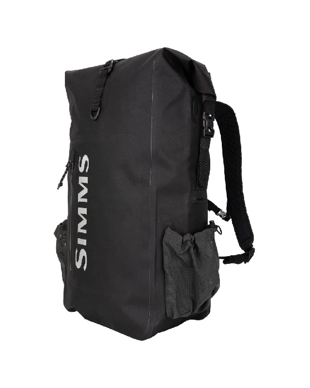 Fishing hook sharpener-Simms Dry Creek Rolltop Backpack Black