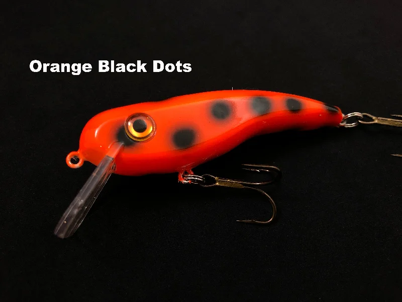 Orange Black Dots