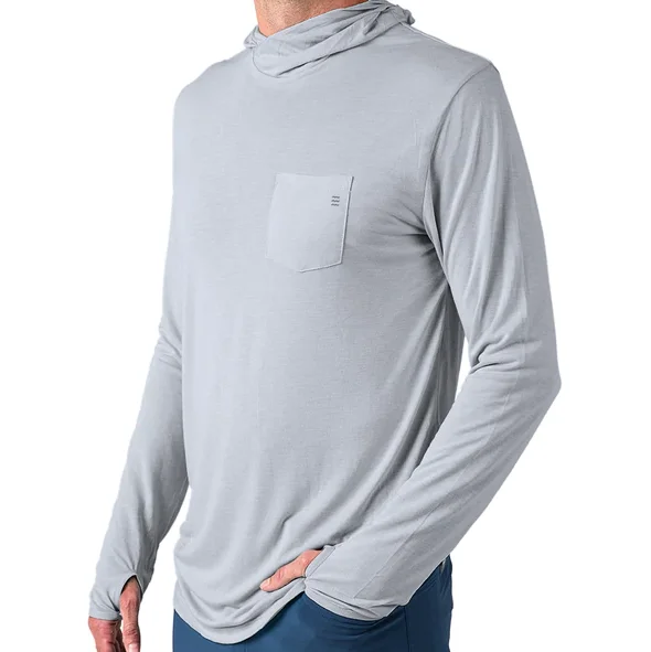 Fishing line sinking-Men`s Bamboo Lightweight Hoodie