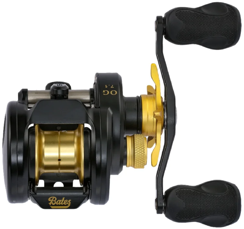 Fishing rod quick release-Bates Fishing Co. The OG 100 Casting Reel