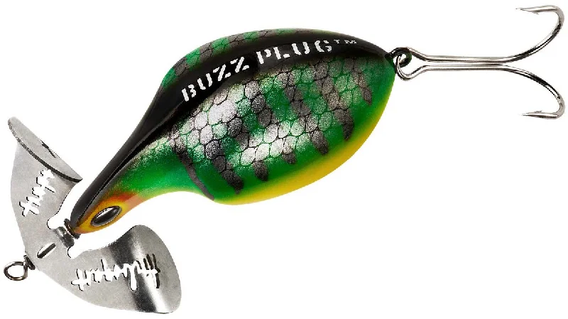 Fishing reel quiet-Arbogast Buzz Plug Topwater Prop Lure