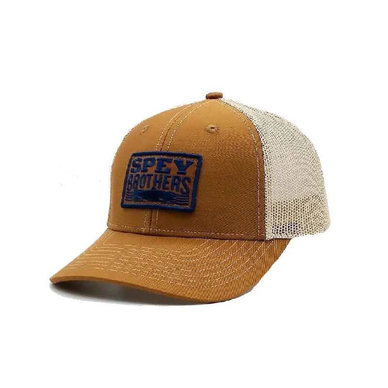 Fishing reel fast action-Spey Brothers Trucker Cap Light Brown