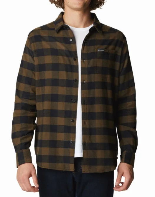 Fishing line reliable-Men's Cornell Woods Flannel Long Sleeve Shirt