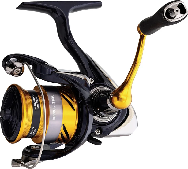 Fishing waders repair-Daiwa Revros LT Black & Yellow Spinning Fishing Reel 1000 REVRLT1000