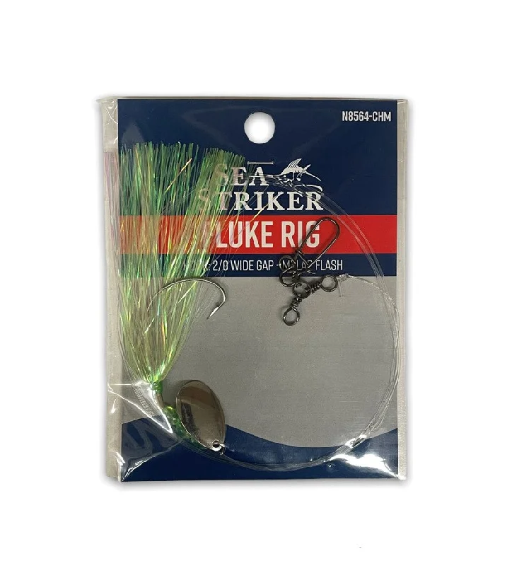 Fishing line color options-3 Way Snap Fluke Rig