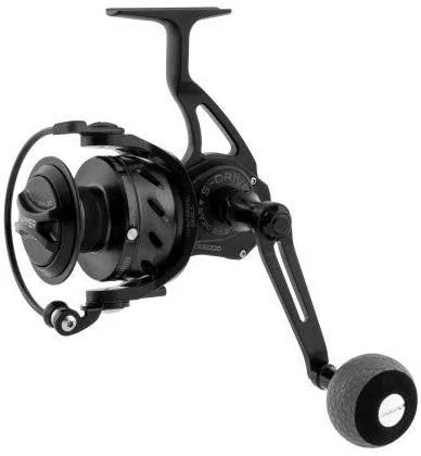 Fishing bait bucket-Tsunami TSSTX6000-BK Saltwater Spinning Sealed Reel Black