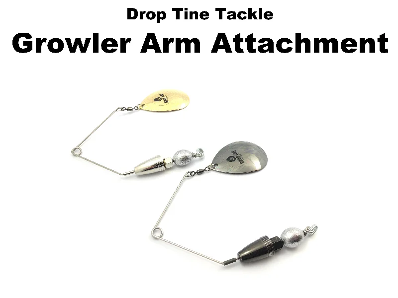 Fishing reel corrosion free-Drop Tine Tackle Growler Arm Attachment