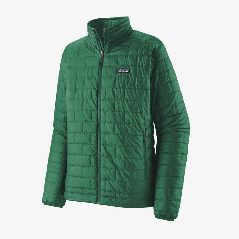 Fishing line roller-Patagonia Men's Nano Puff® Jacket - Conifer Green