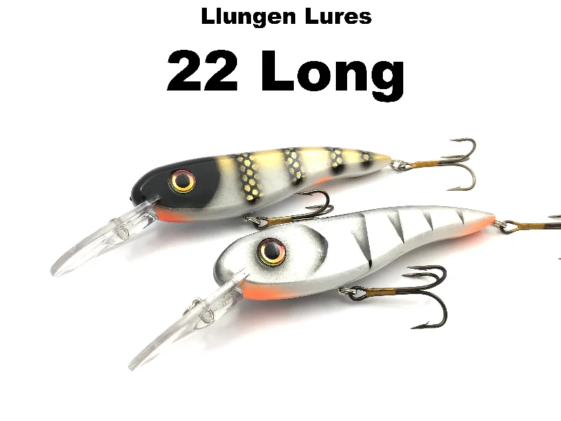 Fishing reel ergonomic-Llungen Lures .22 Long