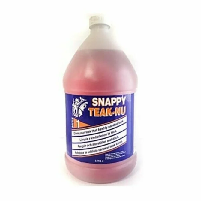 Fishing tackle easy carry-Snappy Teak - Nu Teak Cleaner #1 - Gallon