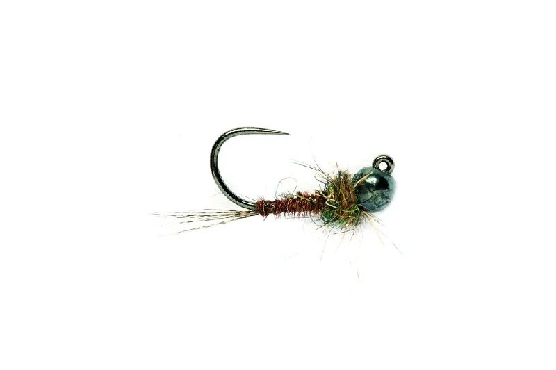 Fishing hook quick release-NATURAL PHEASANT TAIL JIG BARBLESS