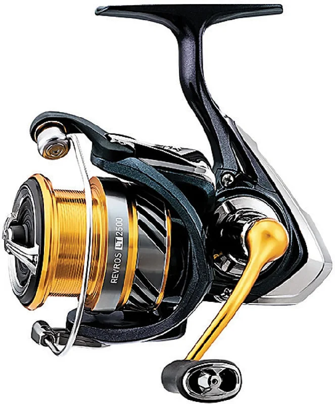 Fishing bait trap-Daiwa Revros LT Black & Yellow Spinning Fishing Reel REVLT3000C