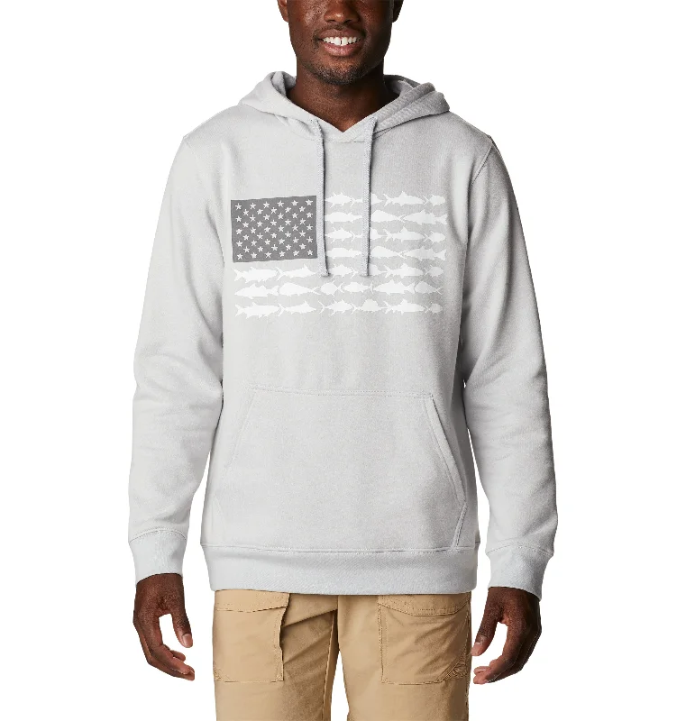 Fishing line visibility-Men's PFG Fish Flag II Hoodie