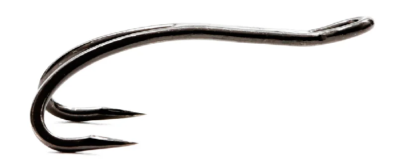 Fishing hook single-Partridge Patriot Up Eye Double Barbless - Black Nickel