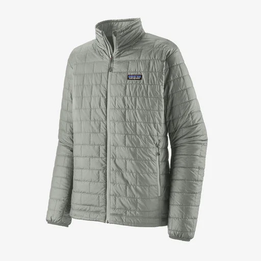 Fishing bait dispenser-Patagonia Men's Nano Puff® Jacket - Sleet Green