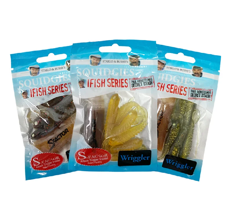 Fishing tackle carryall-Squidgies Bream Soft Plastics Pack