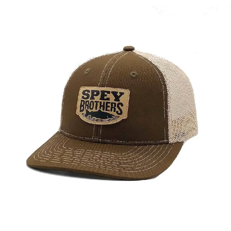 Fishing rod foldable-Spey Brothers Trucker Cap Dark Olive