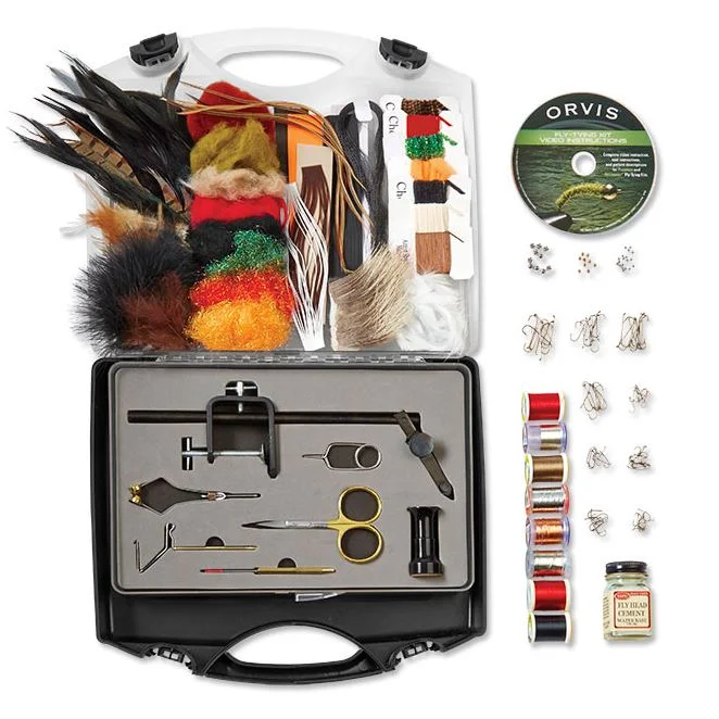 Fishing tackle easy carry-Fly Tying Kit