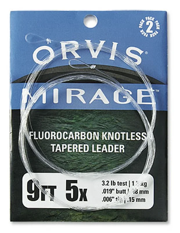 Fishing line quick cast-Mirage Trout Leaders - 9 ft