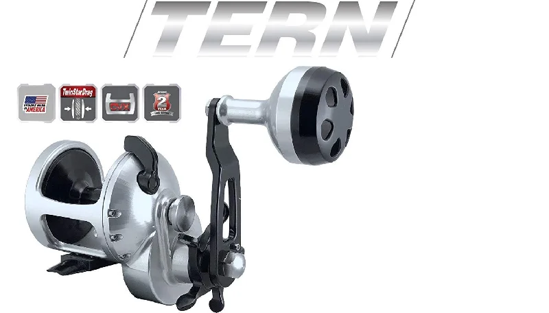 Fishing reel ergonomic-Accurate Tern 500 4.7:1 Lefty Star Drag Reel