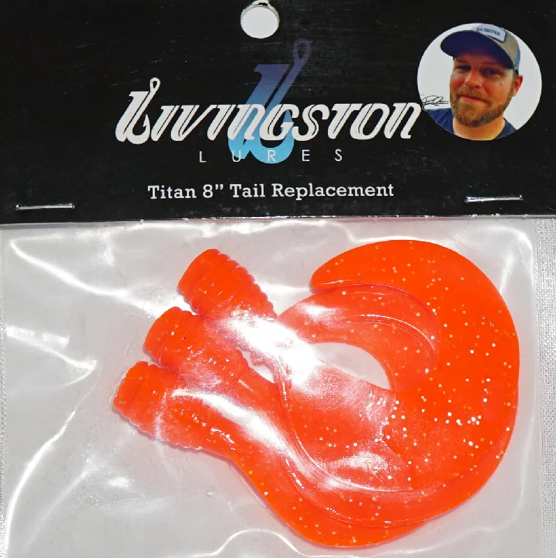 Fishing lure collection-Livingston Lures Titan Replacement Tails