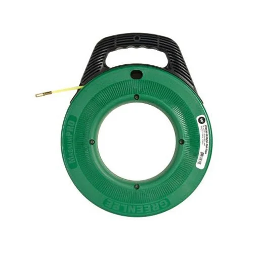 Fishing reel premium-Greenlee FTN536-50 MagnumPro Nylon Fish Tape with Case 3/16" x 50'