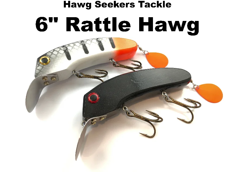 Fishing line weight-Hawg Seekers Tackle 6" Rattle Hawg