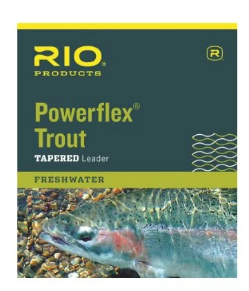 Fishing hook size chart-Powerflex Trout Leaders - 3 Pack