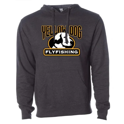 Fishing waders repair-Yellow Dog Flyfishing Hoodie - Charcoal Heather