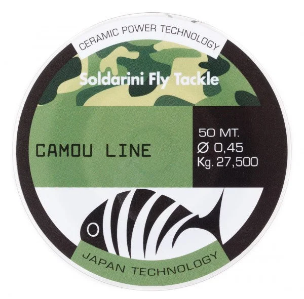 Fishing reel high performance-Soldarini Fly Tackle Camou Line Leader Material