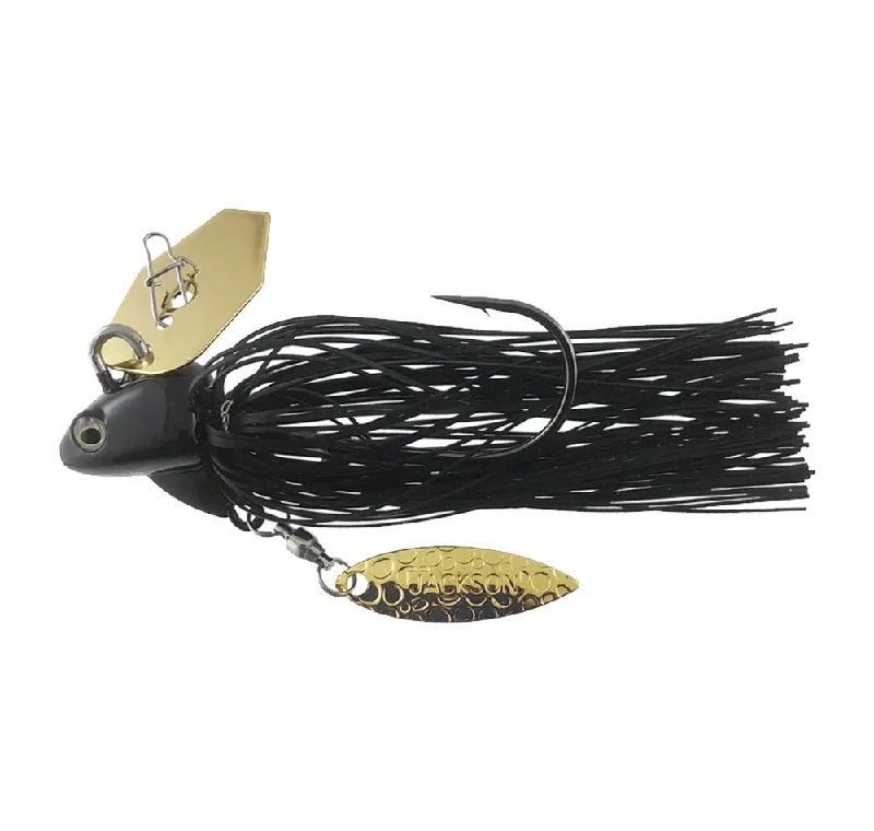 Fishing tackle multi-compartment-Jackson Iga Jig Chatter Blade 1/2oz Col SBK