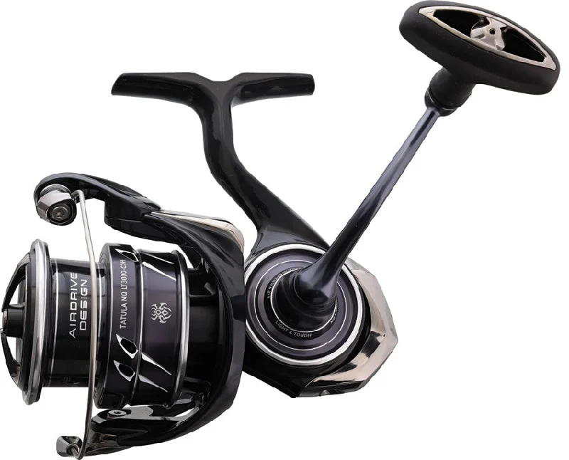 Saltwater fishing gear-Daiwa Tatula LT Black Aluminum Spinning Fishing Reel ALT3000CXH