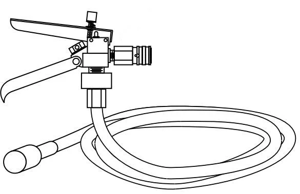 Fishing hook sharpener tool-Gardner Bender 1105A Operating Valve Assy W/ 12' Hose