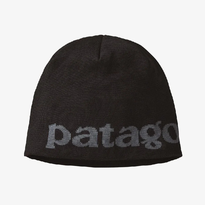 Spinning rod combo-Patagonia Beanie Hat - Logo Belwe: Black