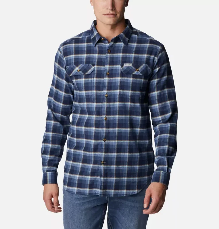 Fishing reel compact-Men's Flare Gun Stretch Flannel Shirt