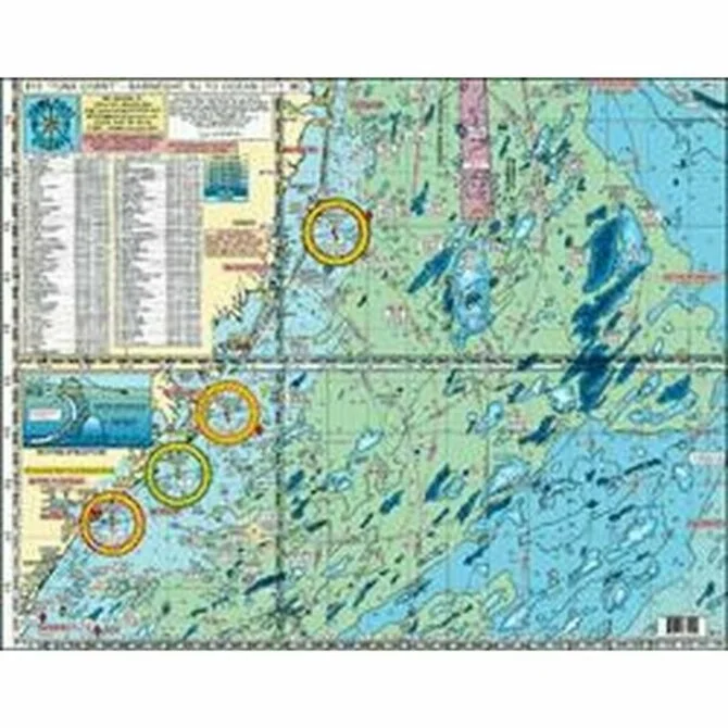 Fishing line spool holder-Home Port Chart - #10 Tuna Chart Barnegat, NJ to Ocean City, MD