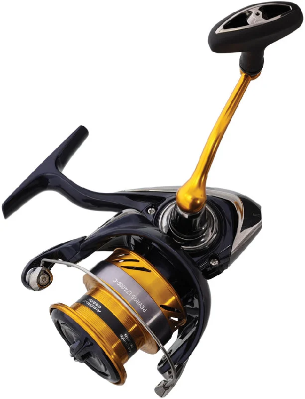 Tackle box organization-Daiwa Revros LT Black & Yellow Spinning Fishing Reel REVRLT4000