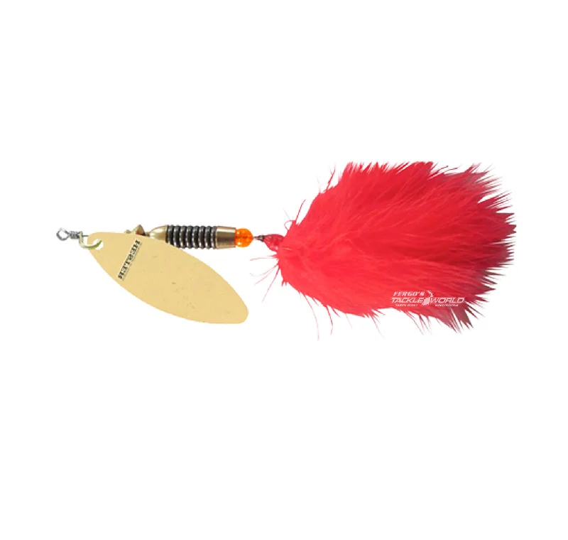 Fishing hook display-Hester Marabou 21g Spinners