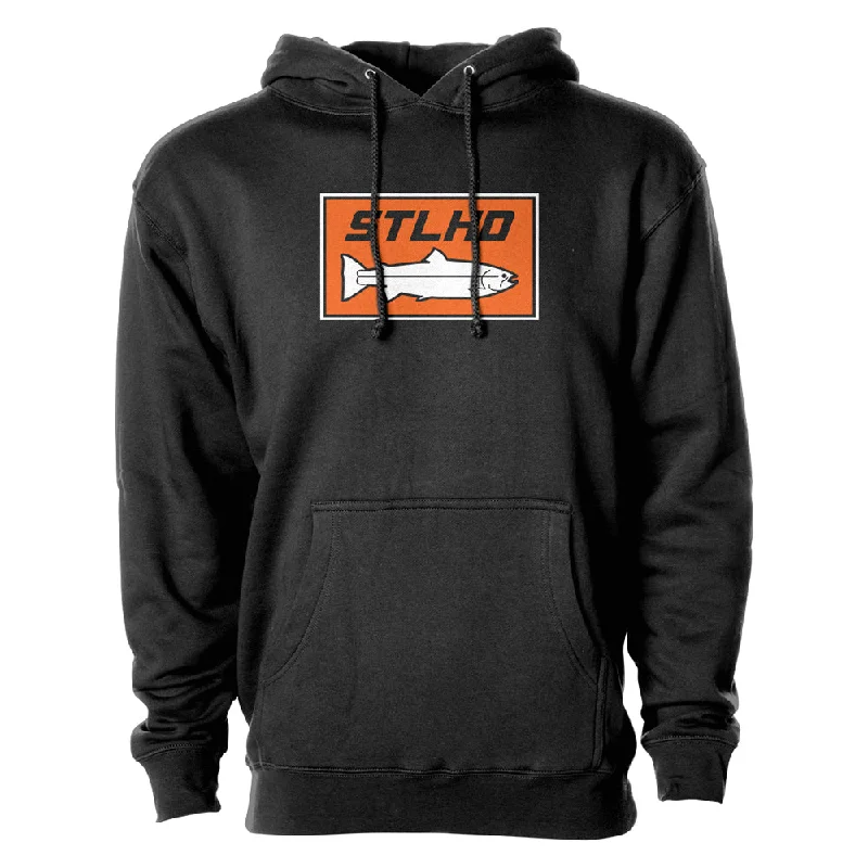 Fishing lure paint-STLHD Men's Standard Logo Black Premium Hoodie