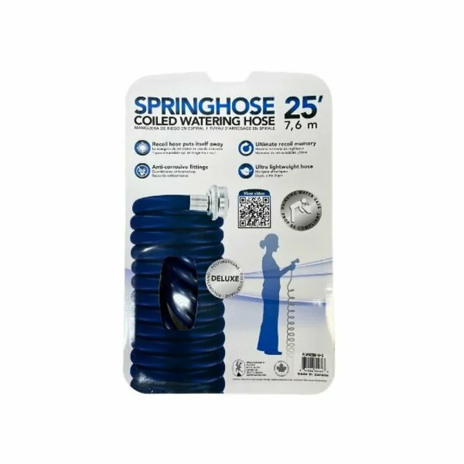 Fishing tackle durable-Plastair - Spring Hose - Blue - 25'