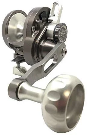 Freshwater fishing tackle-SEiGLER Small Game Narrow Conventional Reel 6:1 Smoke Silver RH