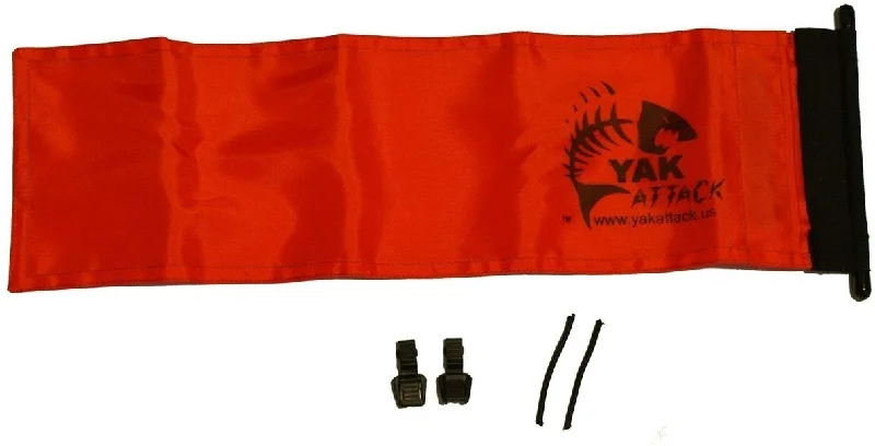 Fishing line low memory-Yakattack 6 X 18 Orange ProGlo Flag Kit