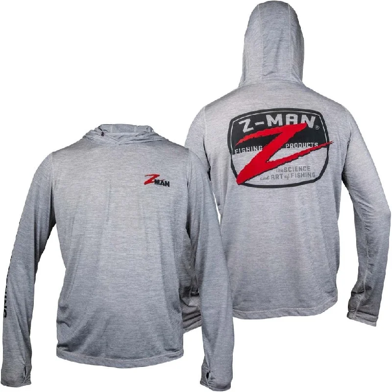 Fishing line tangle free-Z-Man Badge Logo Tech HoodieZ