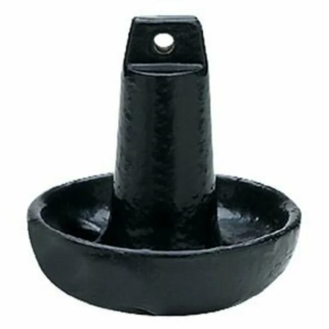 Fishing reel stand-Seachoice - Black Vinyl Mushroom Anchor 10lbs