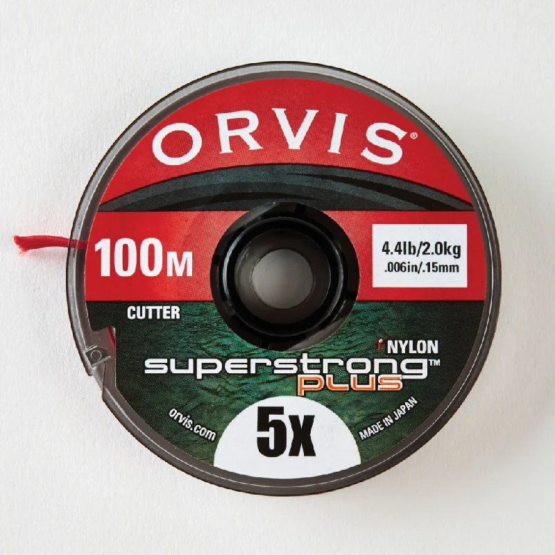 Fishing hook strong shank-Orvis Superstrong Plus Tippet 100 M Spools