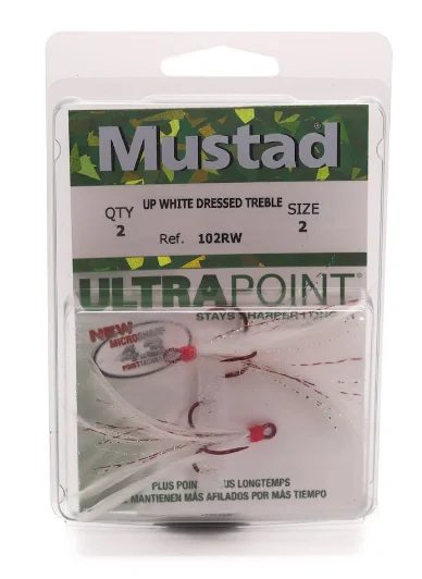 Fishing tackle backpack waterproof-Mustad Ultra Feather Treble