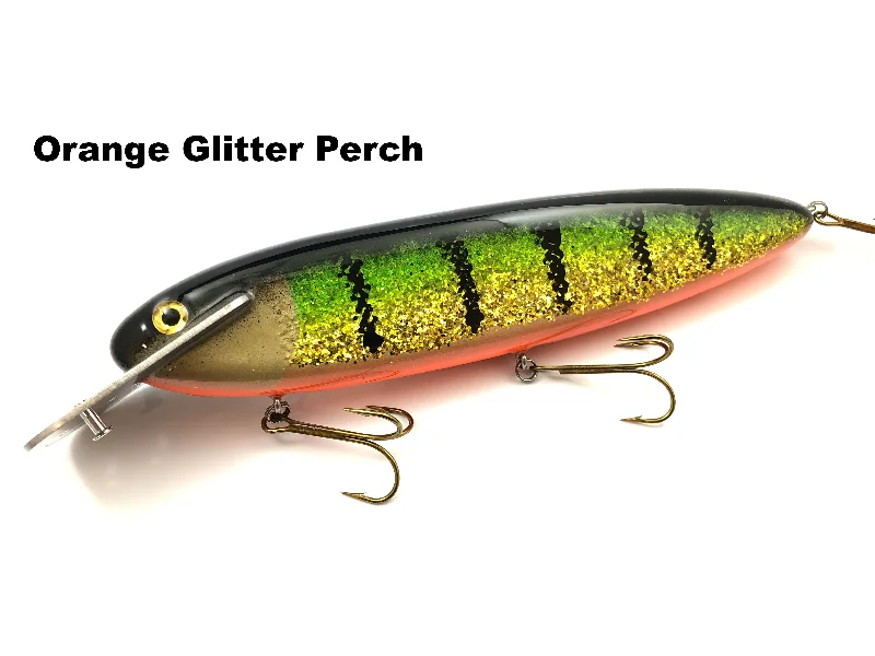 Orange Glitter Perch