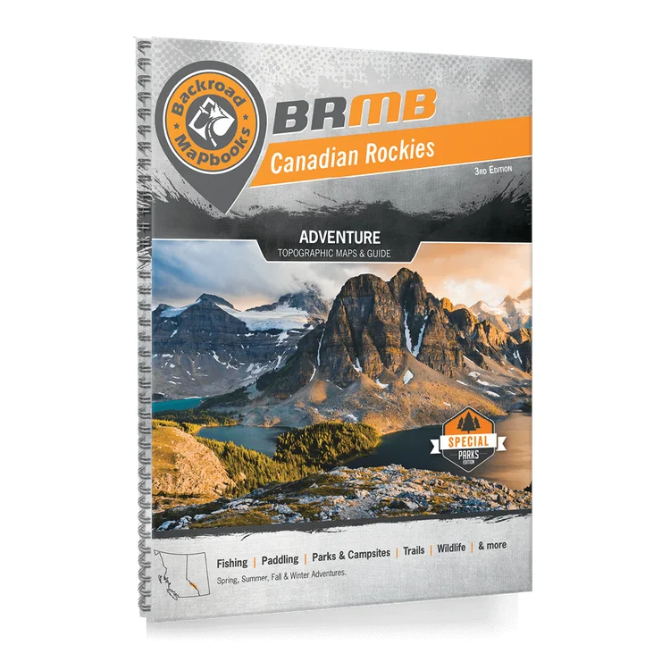 Fishing reel cleaner-Backroad Mapbook Canadian Rockies